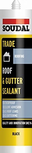 Soudal black roof gutter - &,