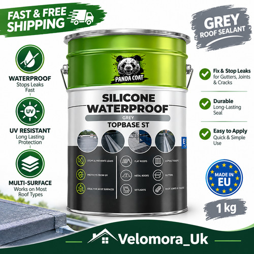 Waterproof grey roof - roof, sealant