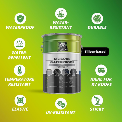 Waterproof grey roof sealant - grey,