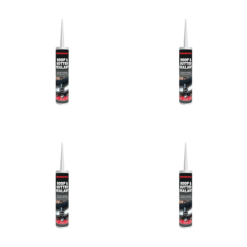 4pc ronseal roof gutter - ronseal, &